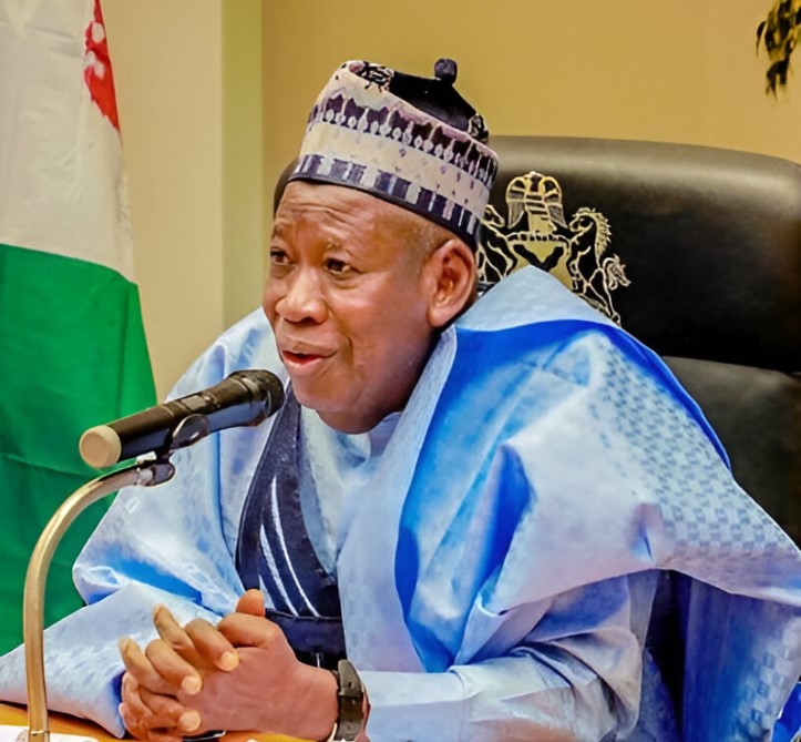 “Former APC National Chairman Abdullahi Ganduje who resigned in 2025”
