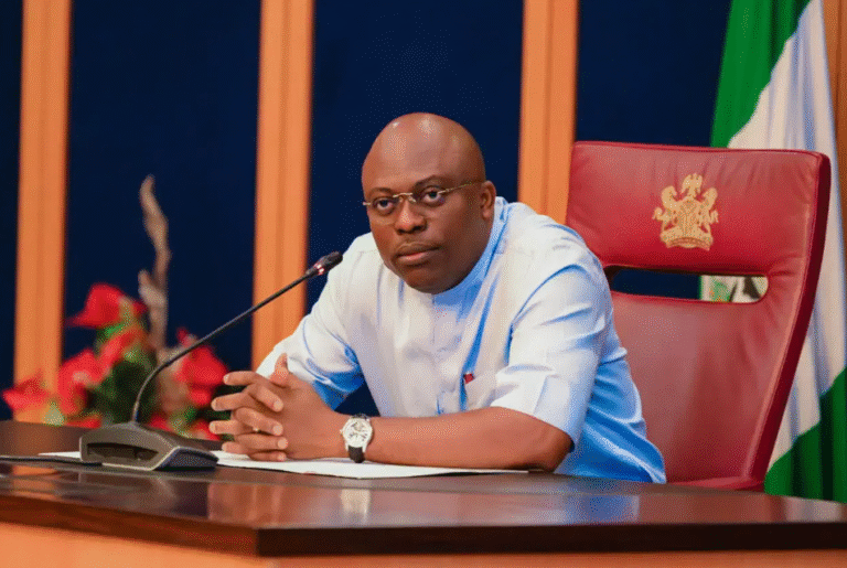 Governor Siminalayi Fubara’s delayed return to Rivers State amid political tensions and end of emergency rule.