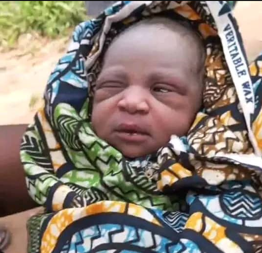 newborn abandoned by NCE student in Nasarawa bush was found by residents near Hope Academy, Akwanga