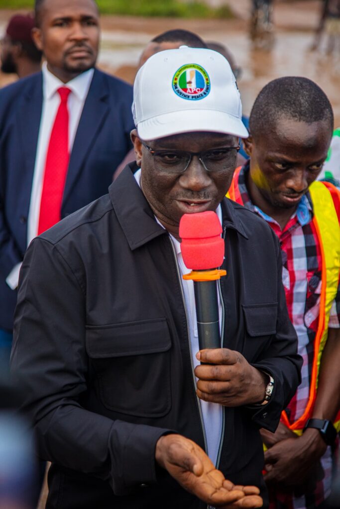 Governor Okpebholo addressing the poor state of federal roads in Edo State, emphasizing the need for urgent repairs and government intervention.