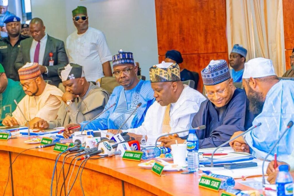 “Northern governors announce six-month mining suspension and unveil ₦228bn security fund amid rising insecurity.”