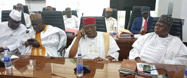 INEC officials meeting PDP factions at the commission’s headquarters in Abuja over leadership crisis