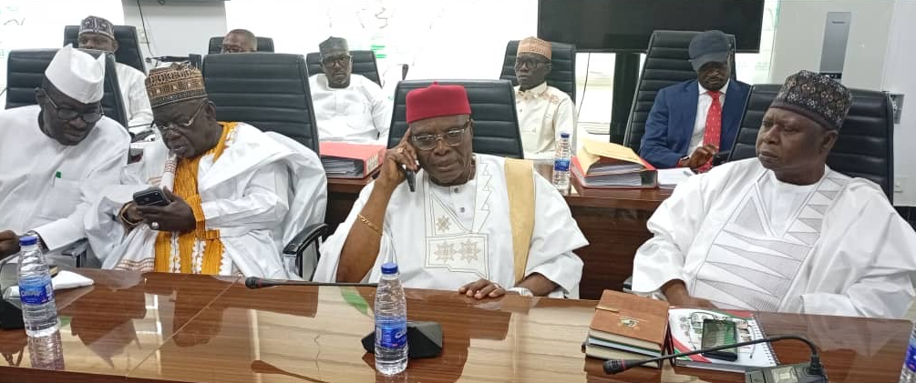 INEC officials meeting PDP factions at the commission’s headquarters in Abuja over leadership crisis