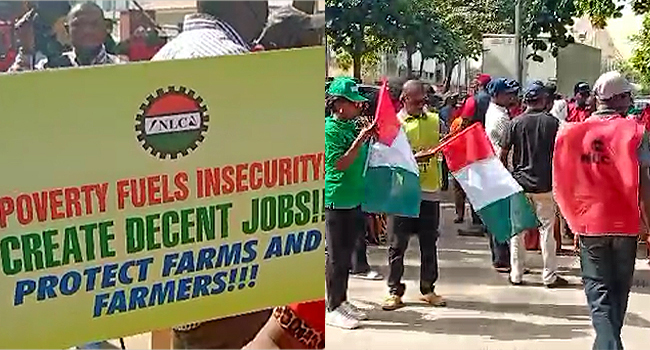 NLC Members Gather in Abuja for Nationwide Protest Against Insecurity
